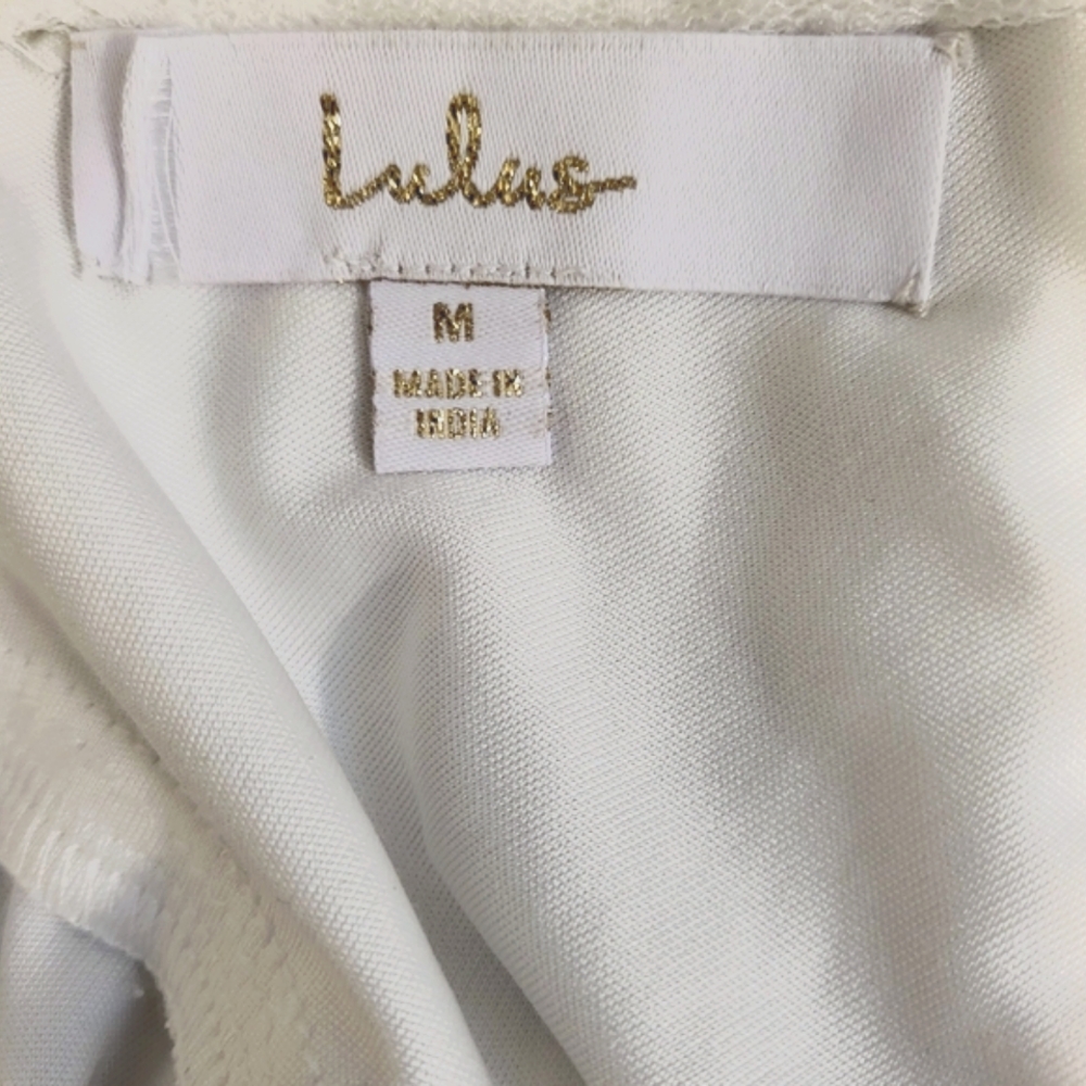 Lulus White Beaded Sequin Mermaid Maxi Dress - Picture 15 of 15